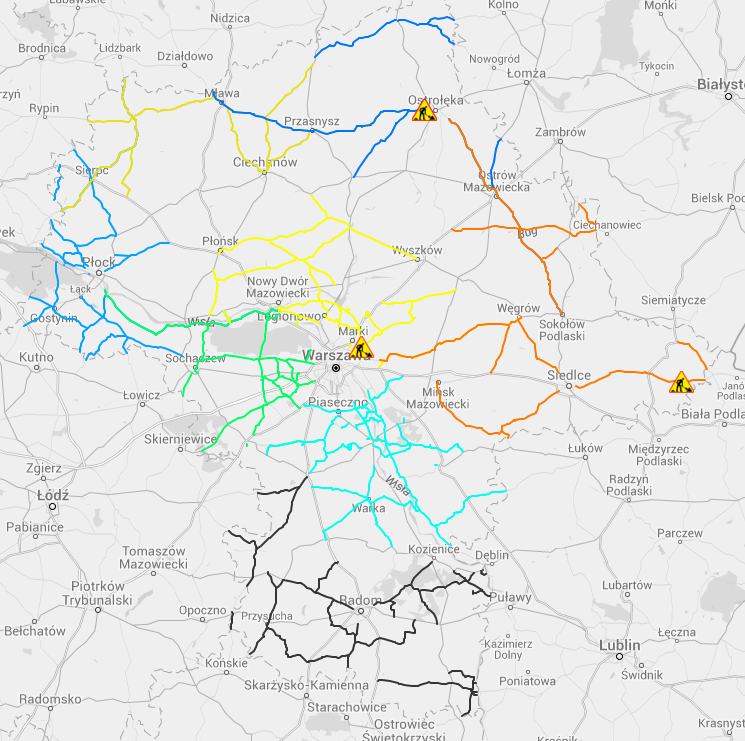 ZAGROŻENIA ŚRODOWISKA Wyniki pomiarów