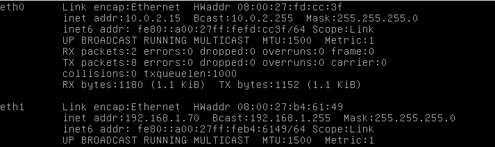 #Secondary network interface auto eth1 iface eth1 inet static address 192.168.1.70 gateway 192.168.1.254 dns-nameservers 8.8.8.8 192.168.1.254 Całość takiej konfiguracji będzie wyglądać zatem następująco: WAŻNE!