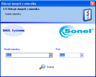 WAPROSONPE4 LSWPLMPI502 świadectwo wzorcowania program do tworzenia protokołów pomiarowych SONEL Pomiary Elektryczne Uwaga Programy obsługiwane są przez systemy Windows XP (Service Pack 2), Windows