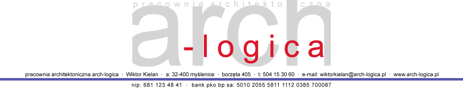 PROJEKT ELEWACJI Z KOLORYSTYKĄ ŚCIAN ZEWNĘTRZNYCH BUDYNKU NALEŻĄCEGO DO: SAMODZIELNEGO PUBLICZNEGO ZAKŁADU OPIEKI ZDROWOTNEJ W MYŚLENICACH ZLOKALIZOWANEGO NA DZIAŁCE NR 1106/8 W MYŚLENICACH PRZY