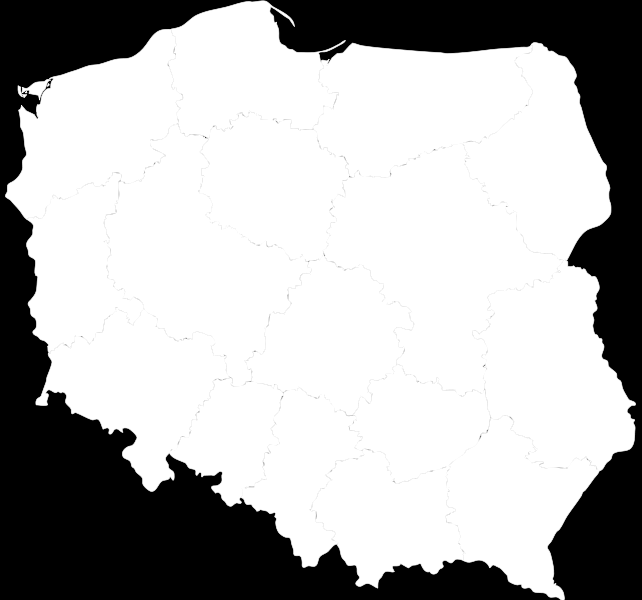 Miejsce badań: województwo lubelskie, łódzkie, mazowieckie i wielkopolskie Mapa pobrana z:
