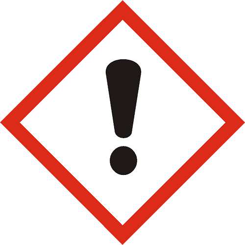 Strona: 2 Zwroty środki ostr: Elementy oznakowania (DSD/DPD): Symbole zagrożeń: P264: Dokładnie umyć po użyciu. P272: Zanieczyszczonej odzieży ochronnej nie wynosić poza miejsce pracy.
