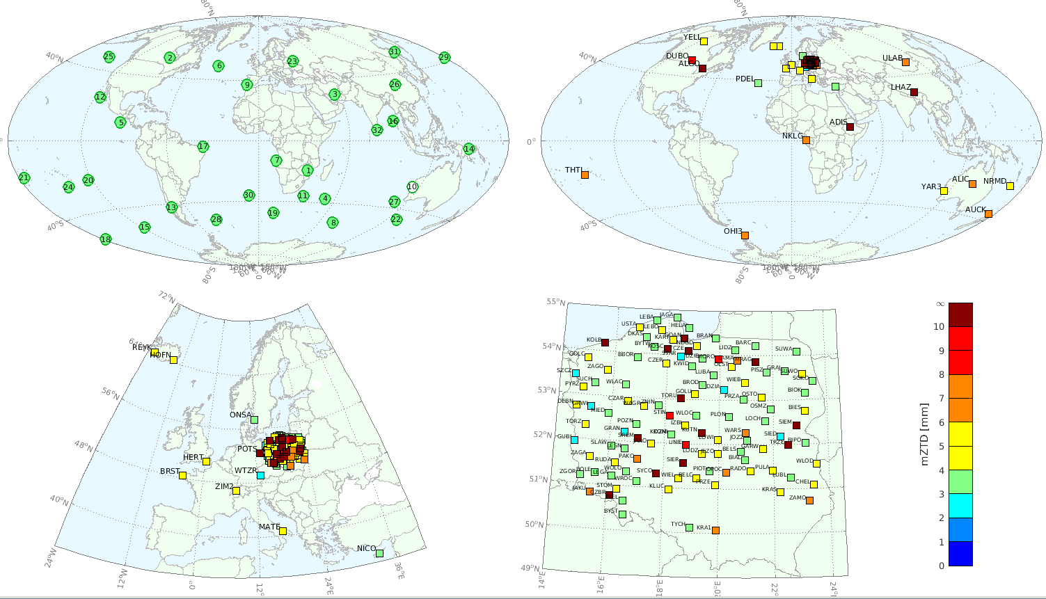Oprogramowanie RT PPP GNSS-WARP Kampanie testowe