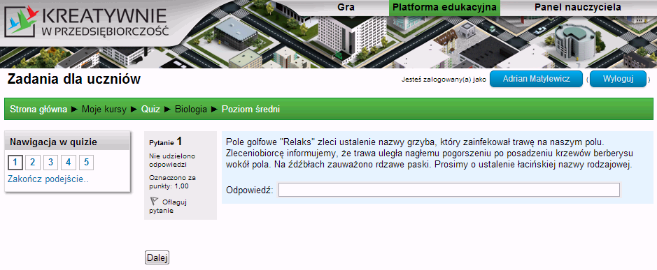 rozwiązania. Do każdego tematu lekcji są również dołączone omawiane na niej oryginalne wzory formularzy niezbędne do rejestracji i prowadzenia działalności gospodarczej. Fot.