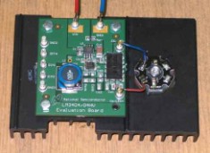 0A MOSFET w układzie scalonym Zakres VIN: 6V - 75V (LM3404HV) Wejście PWM Dimming i Low Power Shutdown Przebiegi prądu i napięcia diody: Vmax=3.7V Imax=500mA f=28.