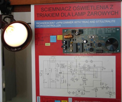 FILTER Ściemniacz lamp żarowych Realizacja ściemniacza lamp żarowych w układzie z triakiem Układ regulacji mocy lamp żarowych Realizacja ściemniacza lamp żarowych w układzie z triakiem MAIN 230V