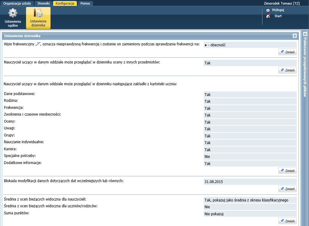 Jak rozpocząć pracę z systemem UONET+? 17/17 4. Kliknij przycisk Zapisz.