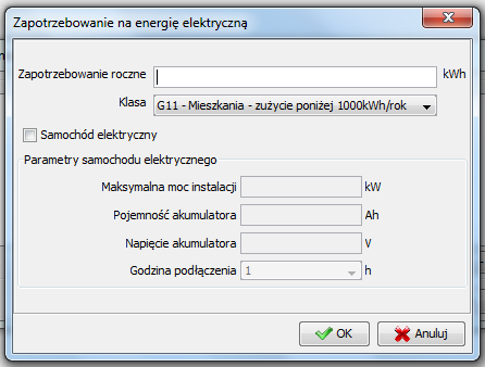 Po dodaniu mieszkania na ekranie pojawia się okno dialogowe przedstawione na rys. 3.2.4.