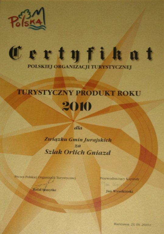 Korzyści ze zdobycia Złotego Certyfikatu dla Szlaku Orlich Gniazd Emisja odcinka programu Nie ma jak Polska 47.
