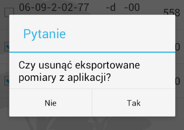 W eksporcie mamy do wyboru eksport wszystkich pozycji poprzez Zaznacz wszystko lub wybranych poprzez zaznaczenie ich klikając na wybrane nazwy