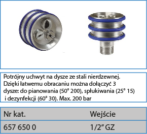 Lanca z osłoną dyszy ST-11 Dostępne kolory osłony dyszy ST-11: Made in Germany 1/4 GZ. Lanca z izolacją SOFT i osłoną dyszy ST-11 oraz dyszą. Wygodny uchwyt. Max.