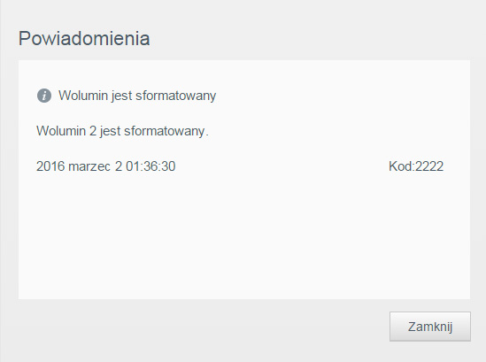 Aby wyświetlić szczegółowe informacje dotyczące alertu, kliknij strzałkę obok alertu. Aby zamknąć komunikat alertu, kliknij przycisk Zamknij. Odrzucanie alertu 1.