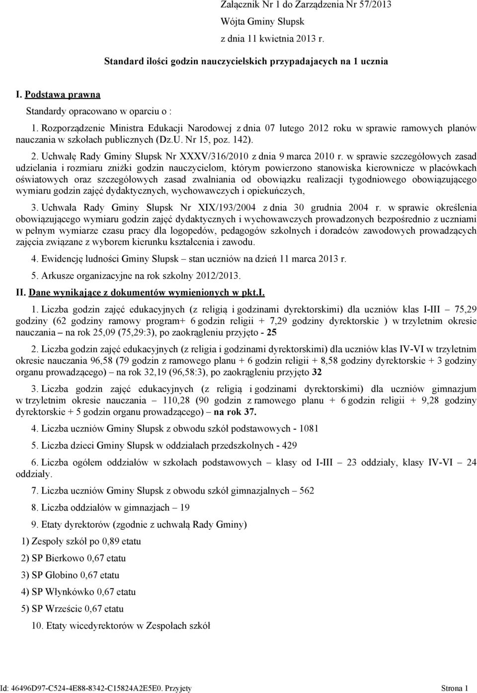 Nr 15, poz. 142). 2. Uchwałę Rady Gminy Słupsk Nr XXXV/316/2010 z dnia 9 marca 2010 r.