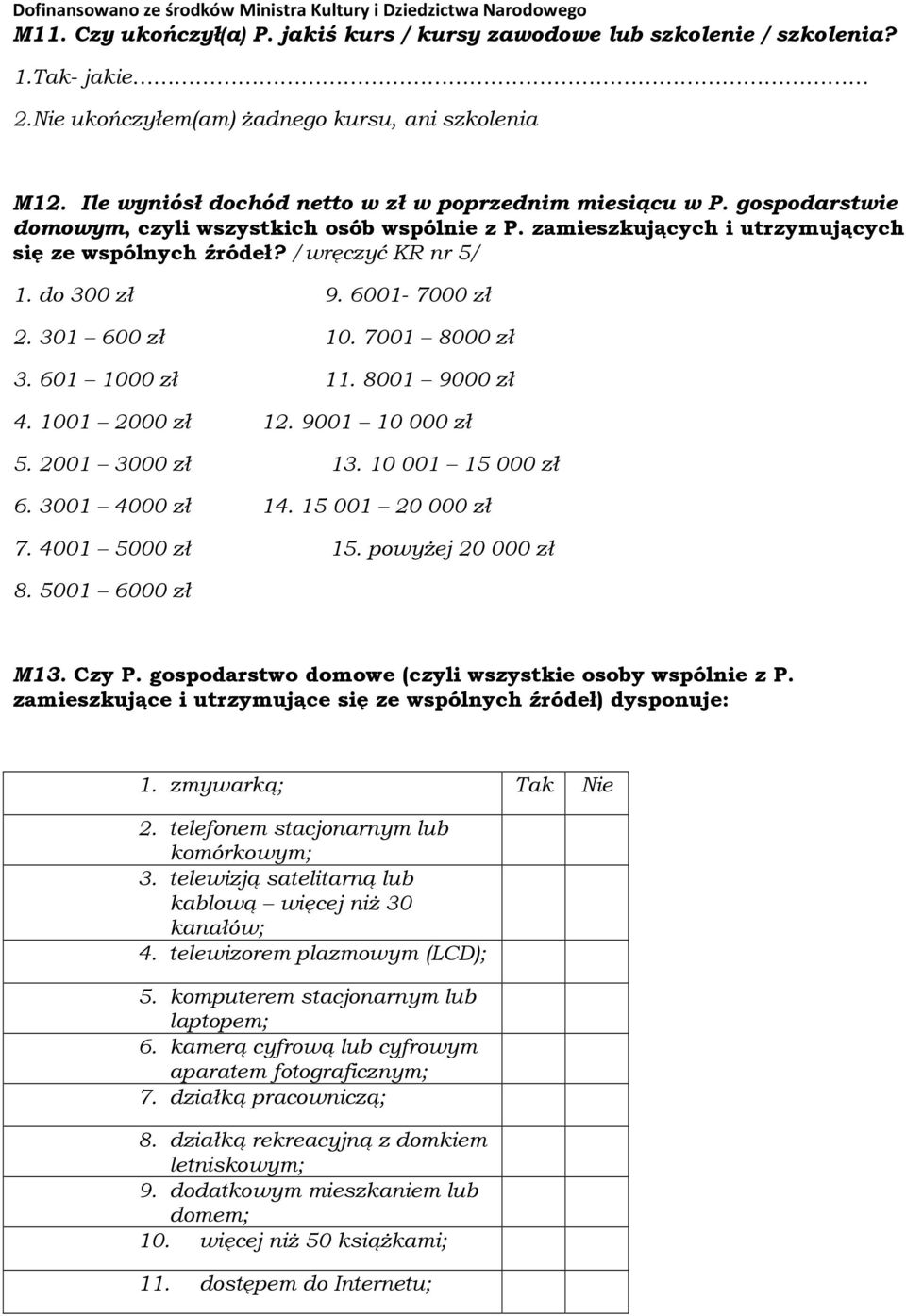 do 300 zł 9. 6001-7000 zł 2. 301 600 zł 10. 7001 8000 zł 3. 601 1000 zł 11. 8001 9000 zł 4. 1001 2000 zł 12. 9001 10 000 zł 5. 2001 3000 zł 13. 10 001 15 000 zł 6. 3001 4000 zł 14. 15 001 20 000 zł 7.