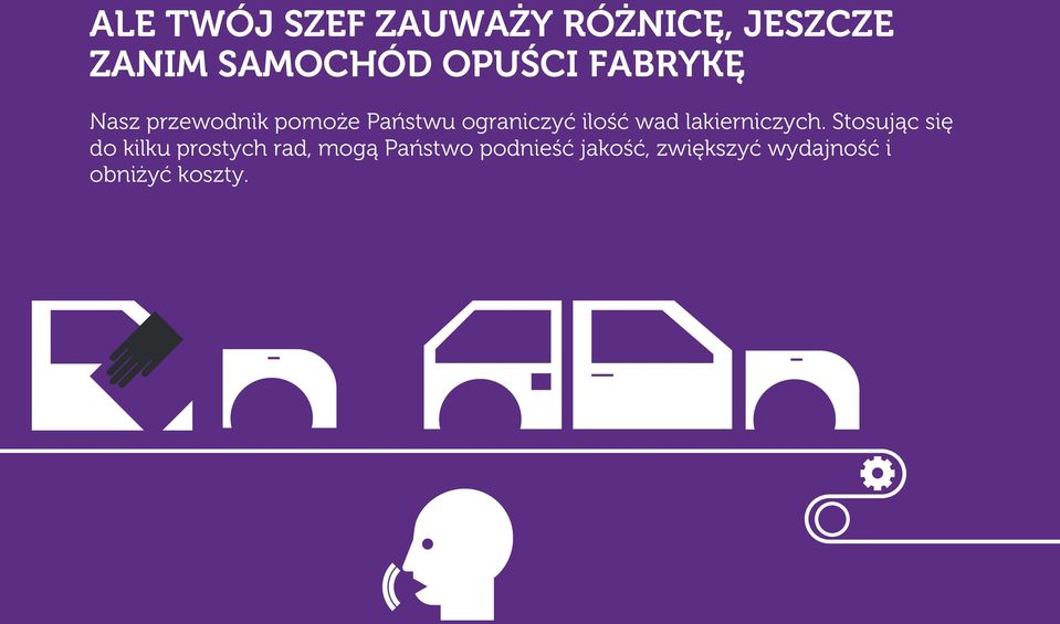 ilość wad lakierniczych.
