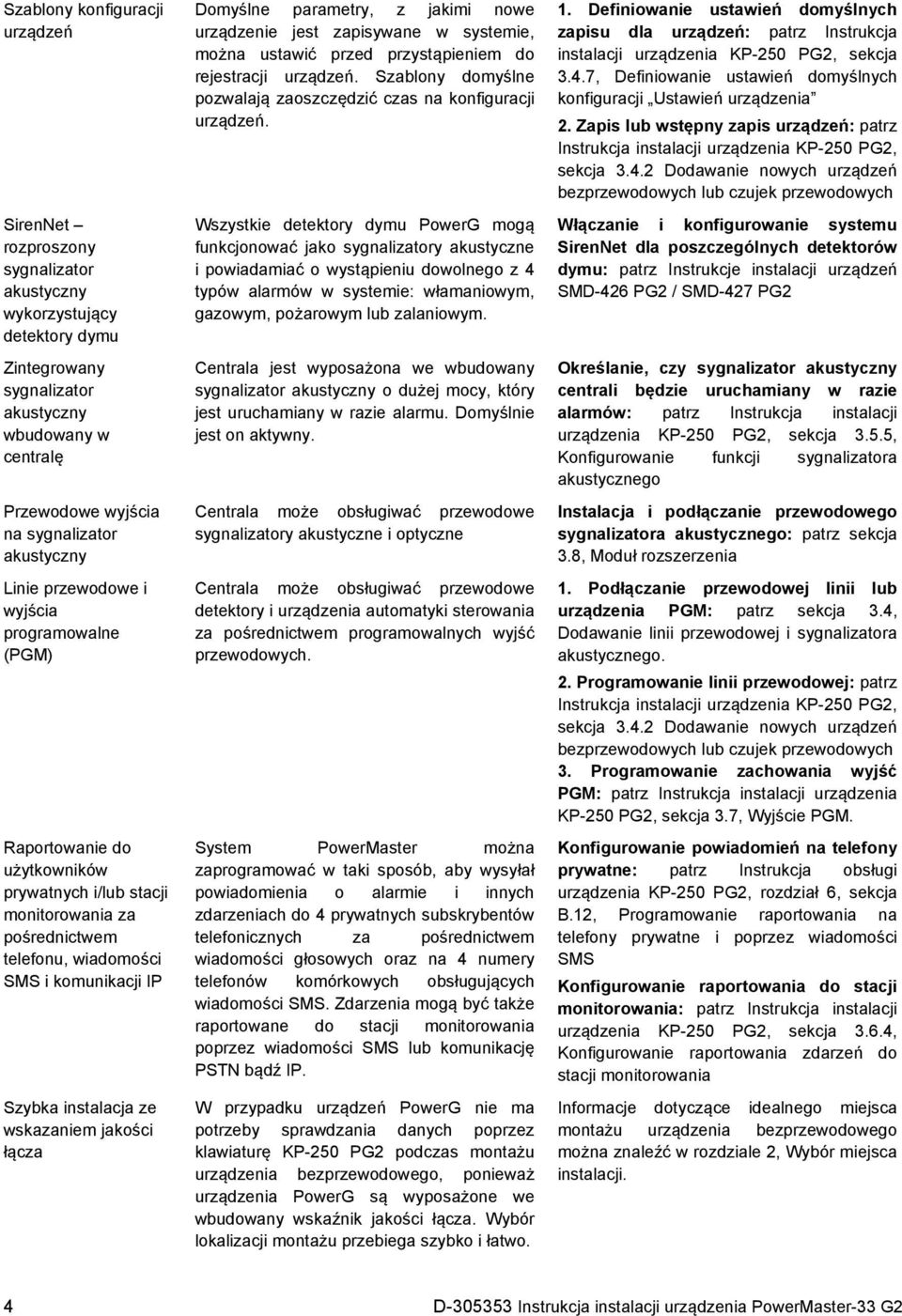 instalacja ze wskazaniem jakości łącza Domyślne parametry, z jakimi nowe urządzenie jest zapisywane w systemie, można ustawić przed przystąpieniem do rejestracji urządzeń.