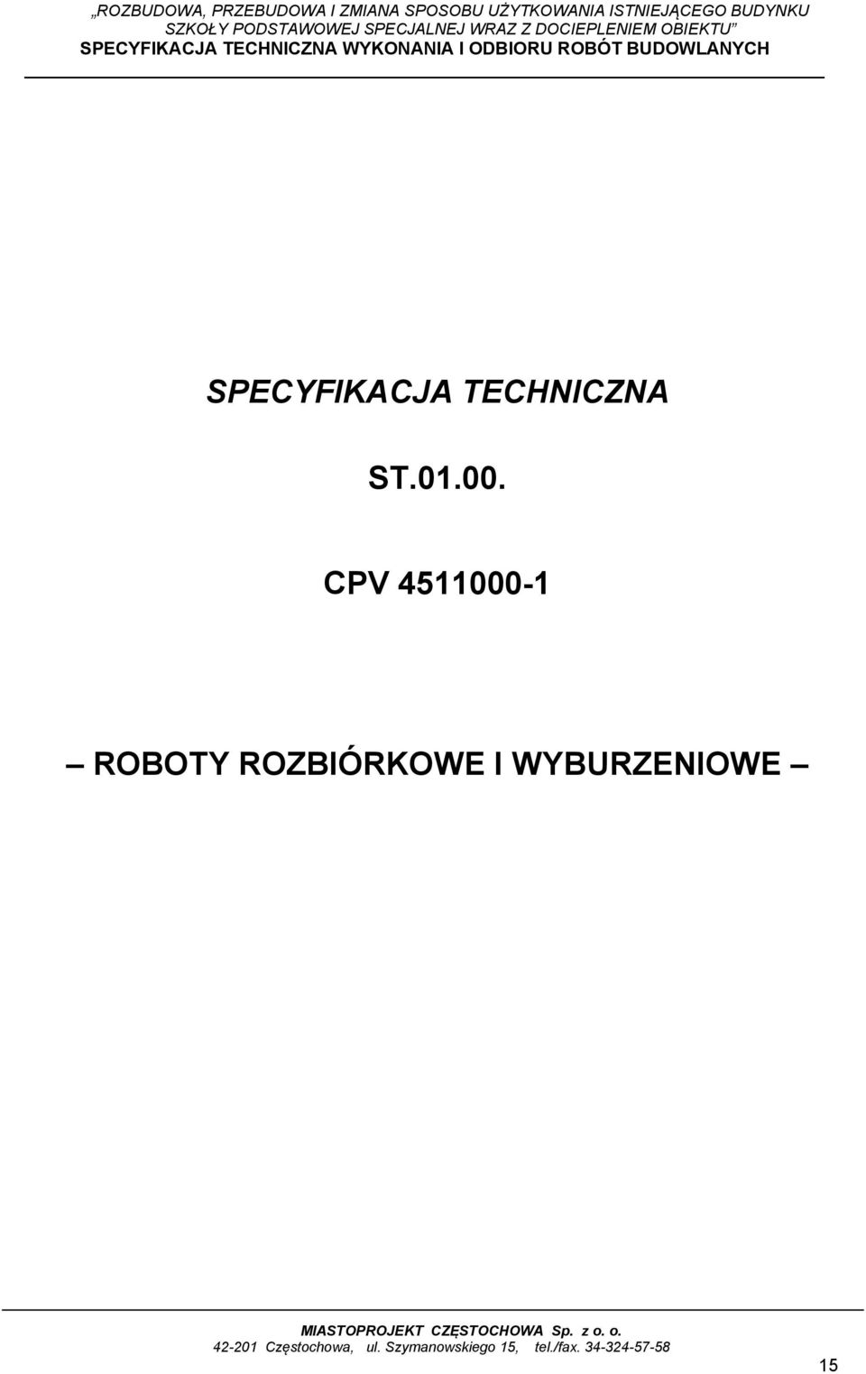 CPV 4511000-1 ROBOTY