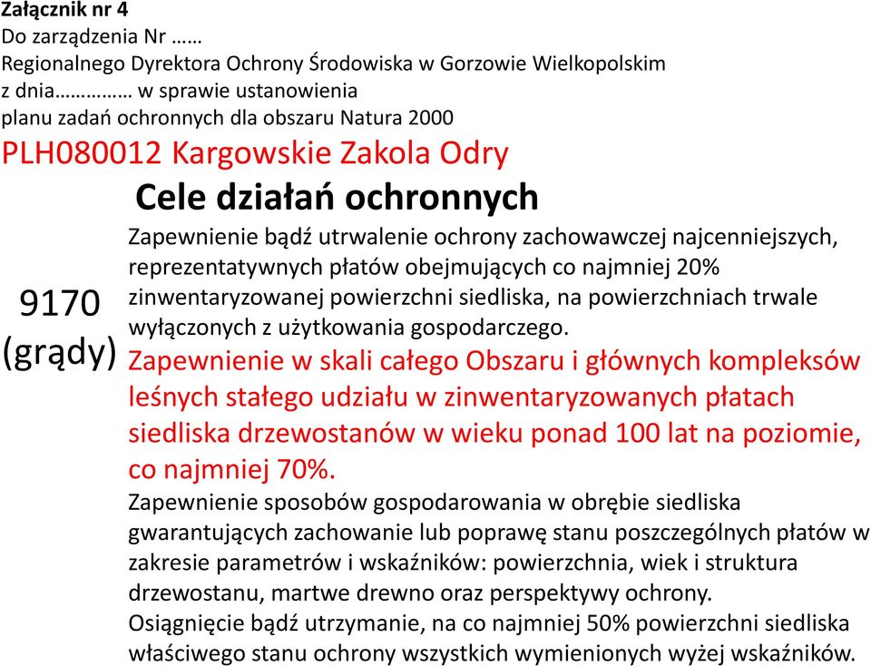 siedliska, na powierzchniach trwale wyłączonych z użytkowania gospodarczego.