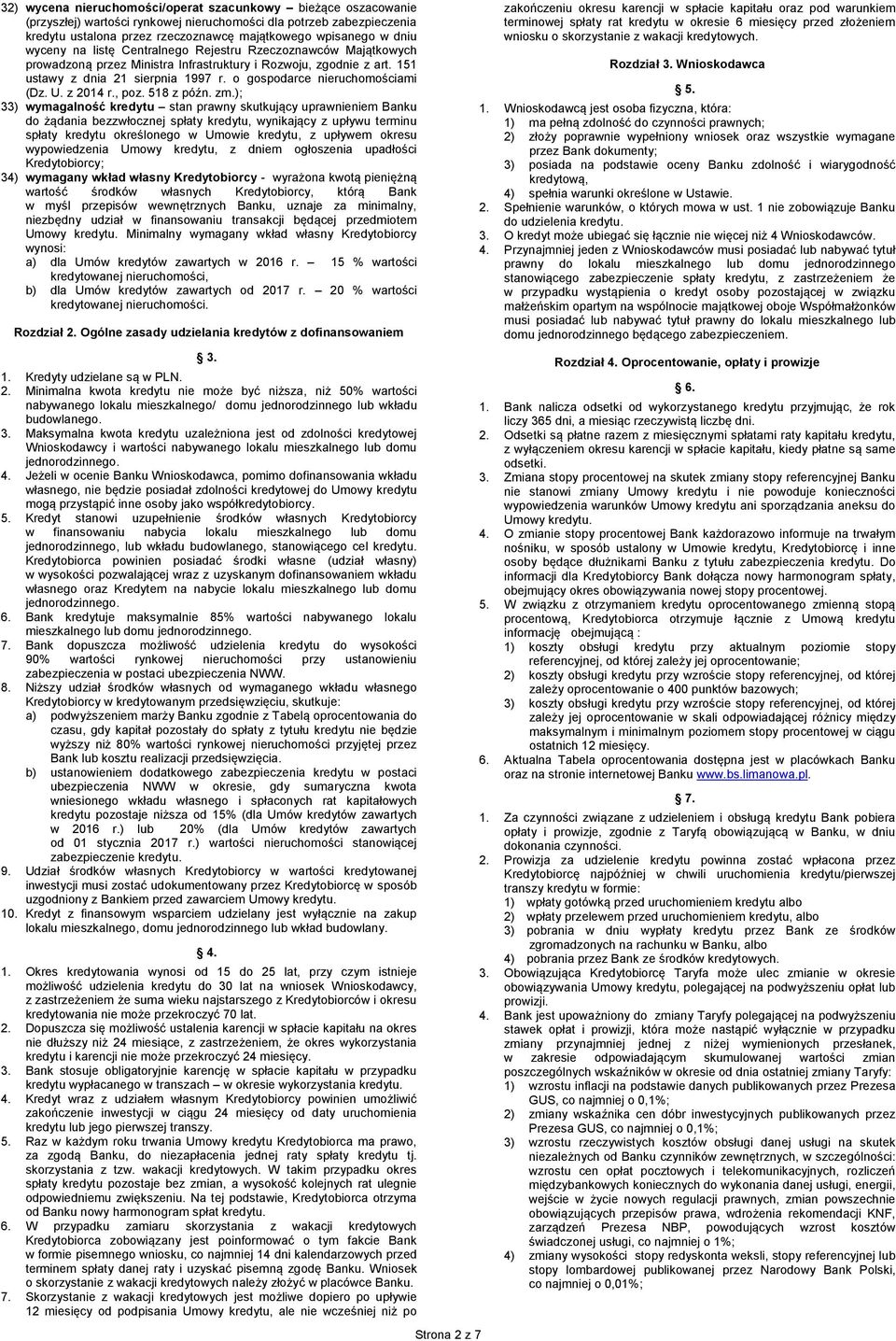 o gospodarce nieruchomościami (Dz. U. z 2014 r., poz. 518 z późn. zm.