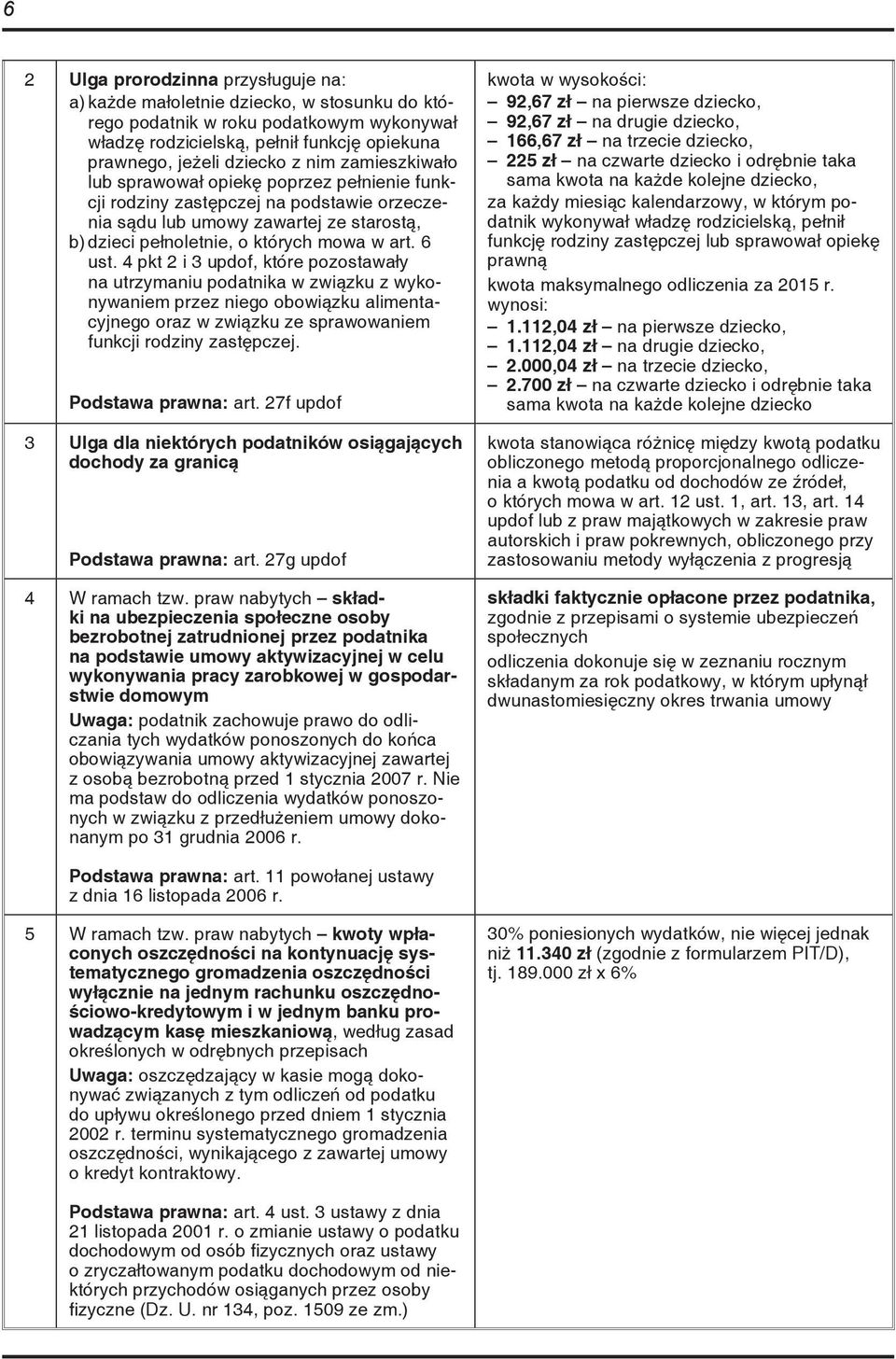 4 pkt 2 i 3 updof, które pozostawały na utrzymaniu podatnika w związku z wykonywaniem przez niego obowiązku alimentacyjnego oraz w związku ze sprawowaniem funkcji rodziny zastępczej.