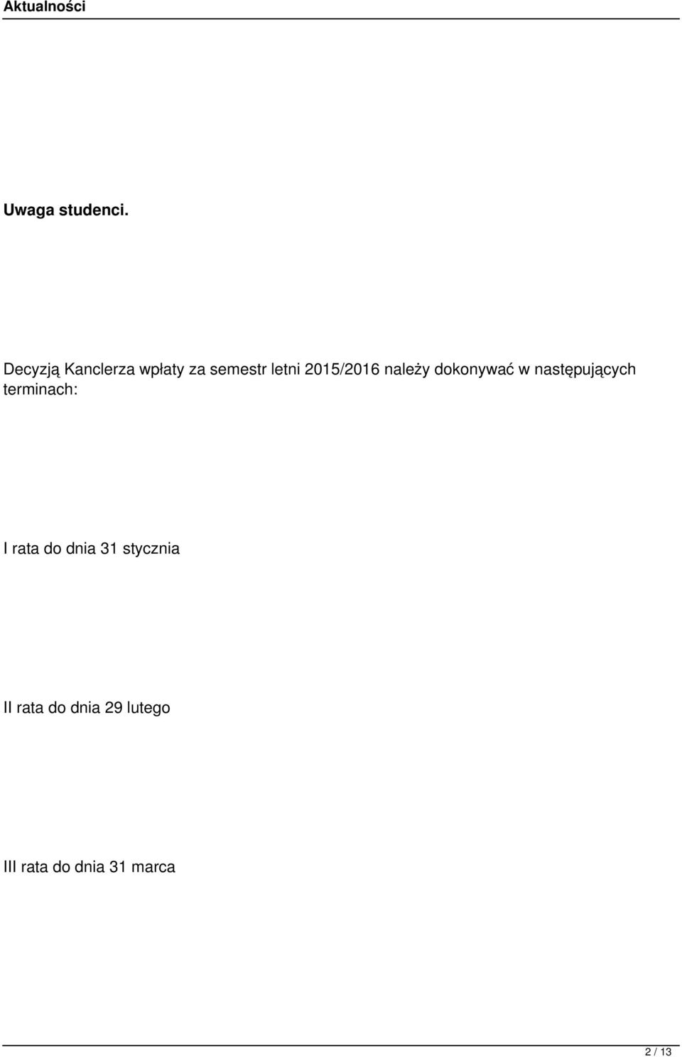 2015/2016 należy dokonywać w następujących