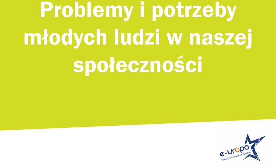 młodych ludzi