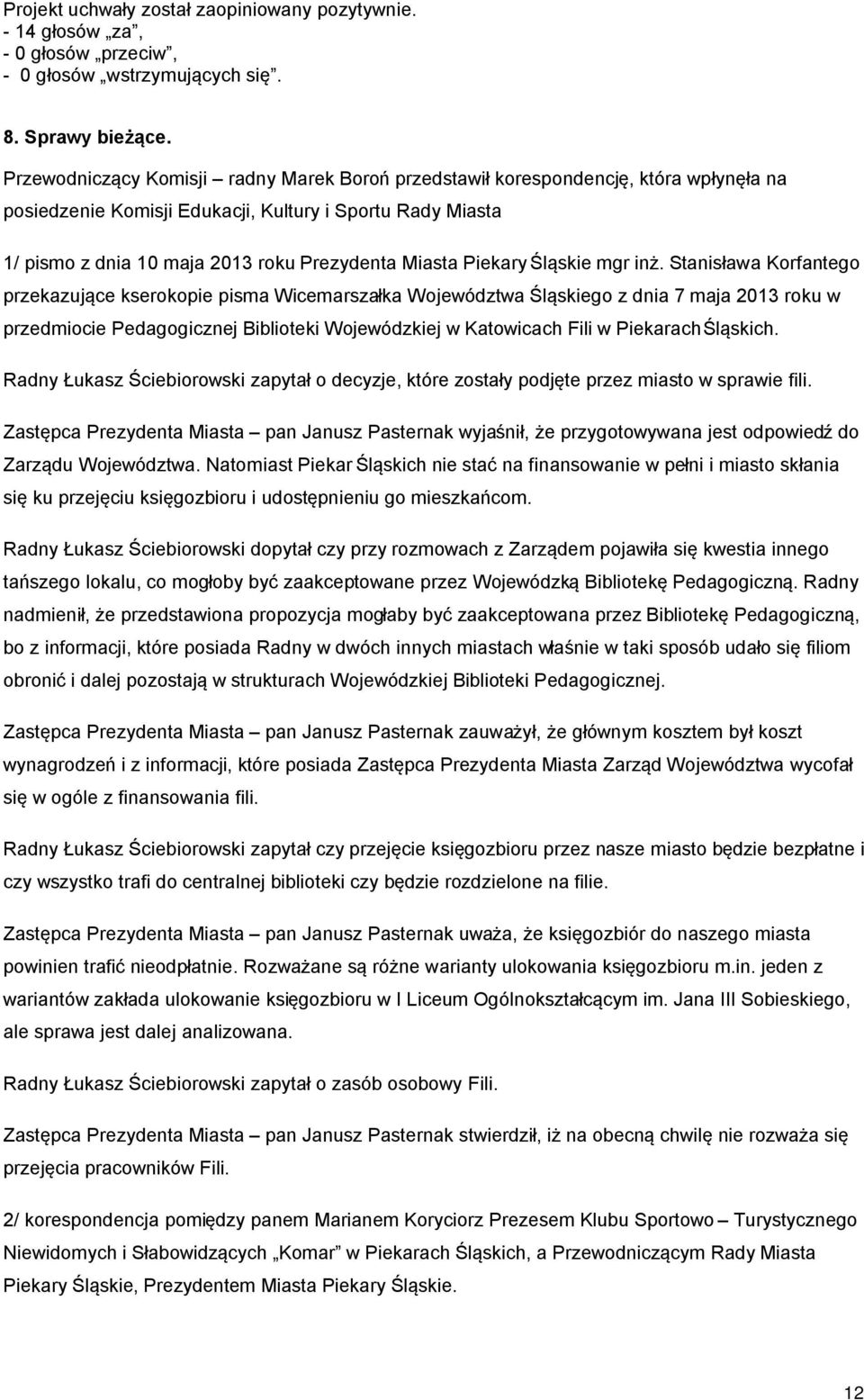 Piekary Śląskie mgr inż.