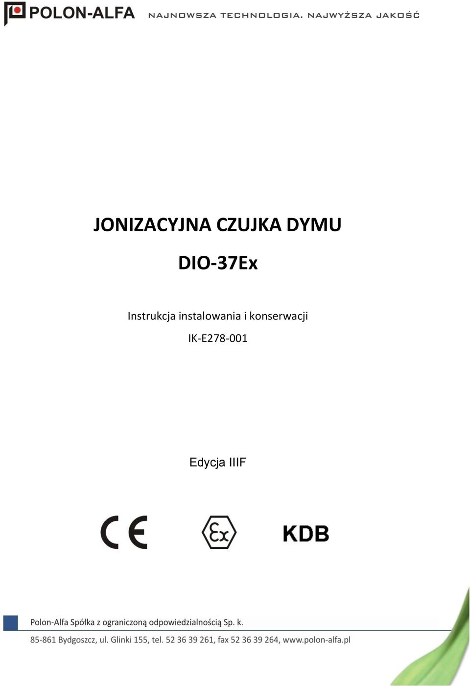 DIO-37Ex Instrukcja