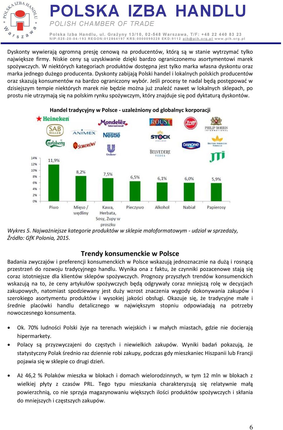 Dyskonty zabijają Polski handel i lokalnych polskich producentów oraz skazują konsumentów na bardzo ograniczony wybór.