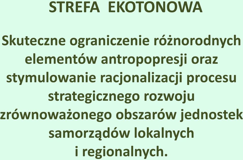racjonalizacji procesu strategicznego rozwoju
