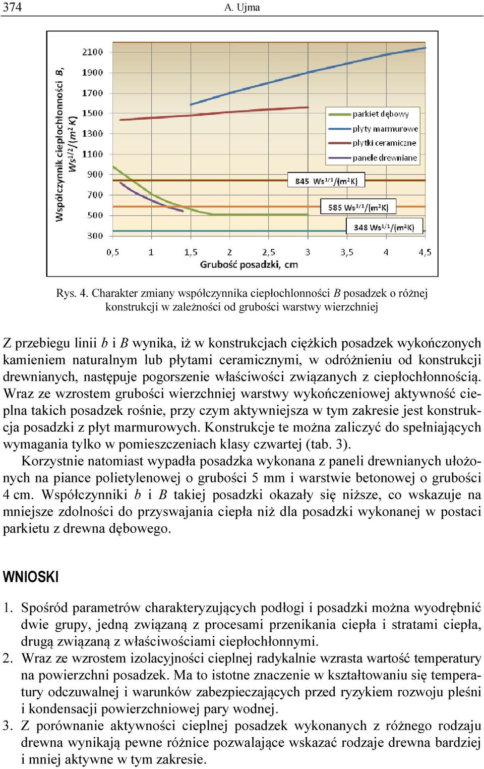 wykończonych kamieniem naturalnym lub płytami ceramicznymi, w odróżnieniu od konstrukcji drewnianych, następuje pogorszenie właściwości związanych z ciepłochłonnością.