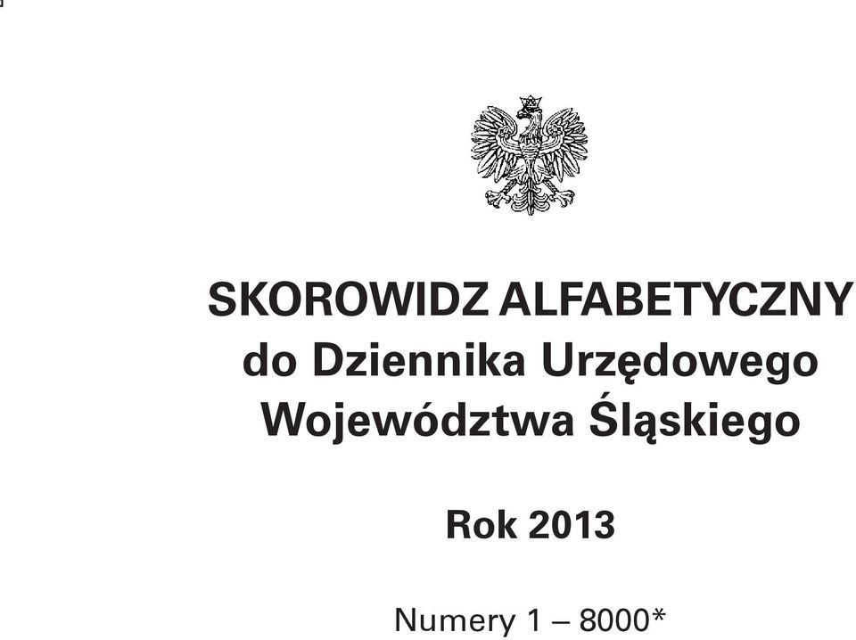 938 SKOROWIDZ ALFABETYCZNY do