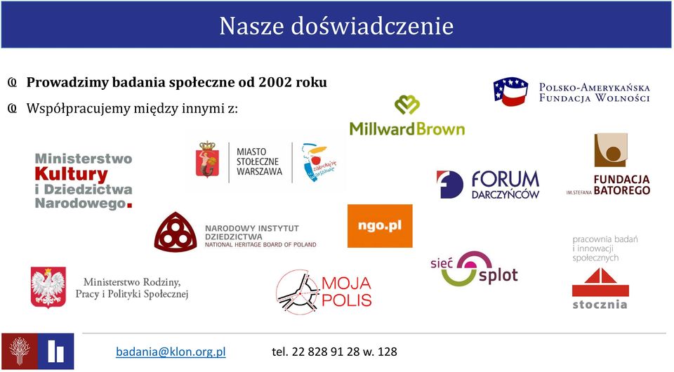 społeczne od 2002 roku Ҩ