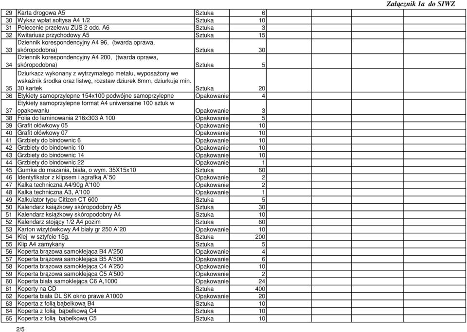 Sztuka 5 35 Dziurkacz wykonany z wytrzymałego metalu, wyposażony we wskaźnik środka oraz listwę, rozstaw dziurek 8mm, dziurkuje min.
