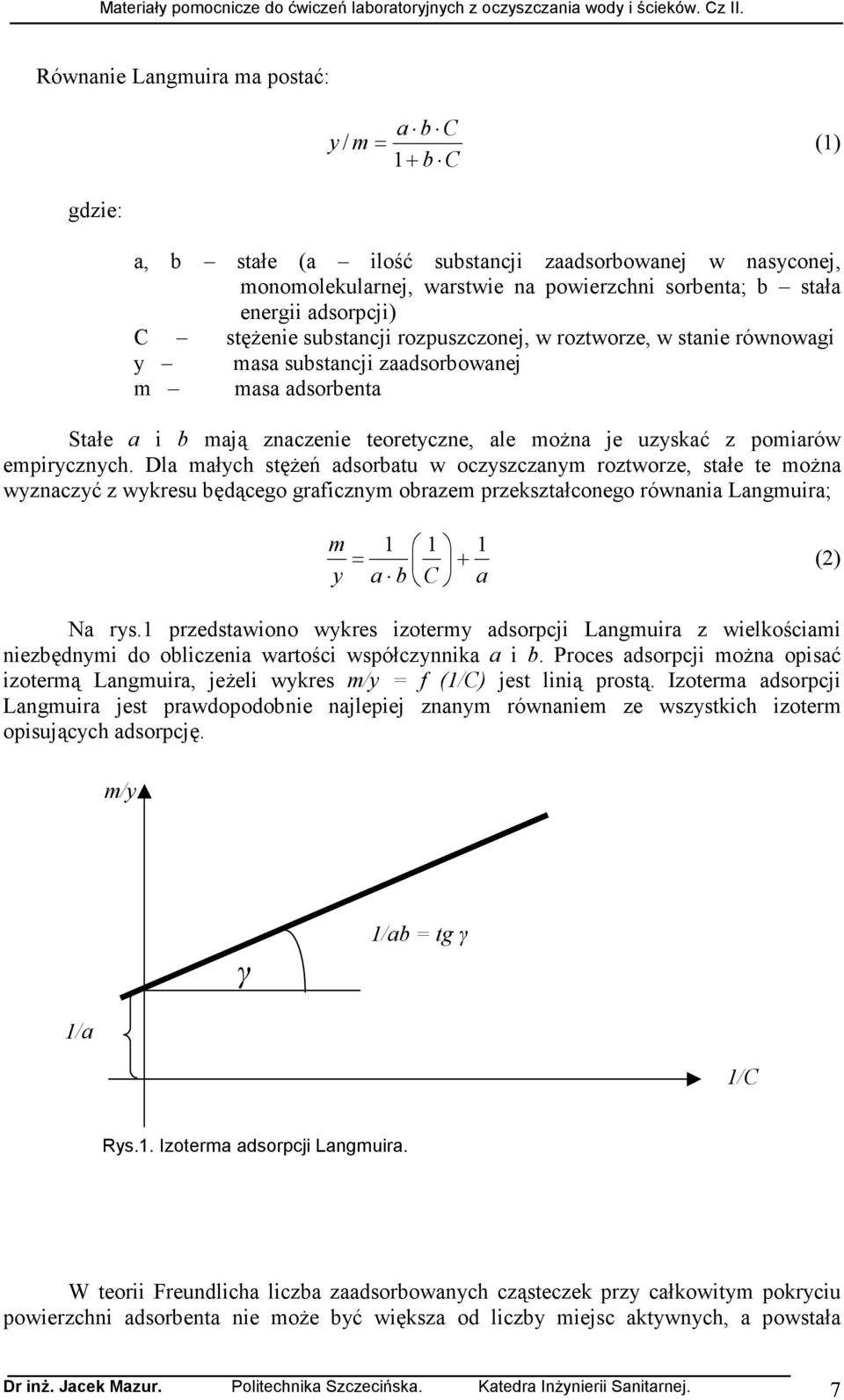 pomiarów empirycznych.