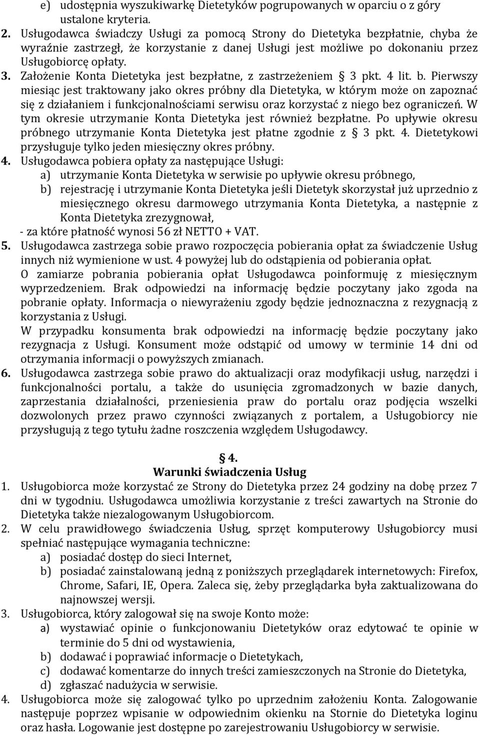 Założenie Konta Dietetyka jest be