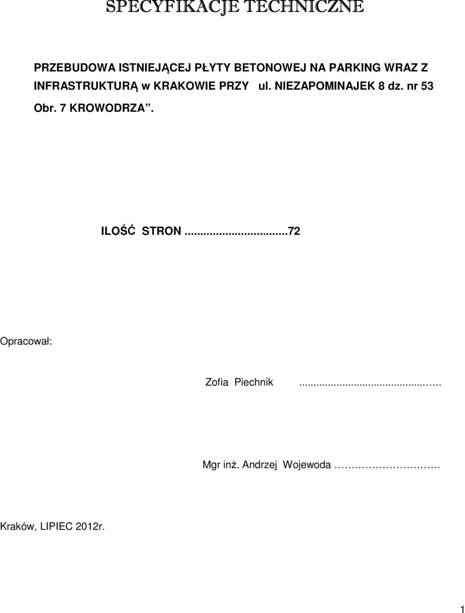 NIEZAPOMINAJEK 8 dz. nr 53 Obr. 7 KROWODRZA. ILOŚĆ STRON.