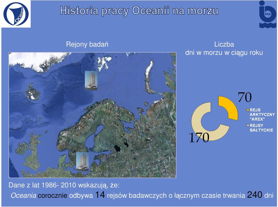 Oceania corocznie odbywa 14 rejsów