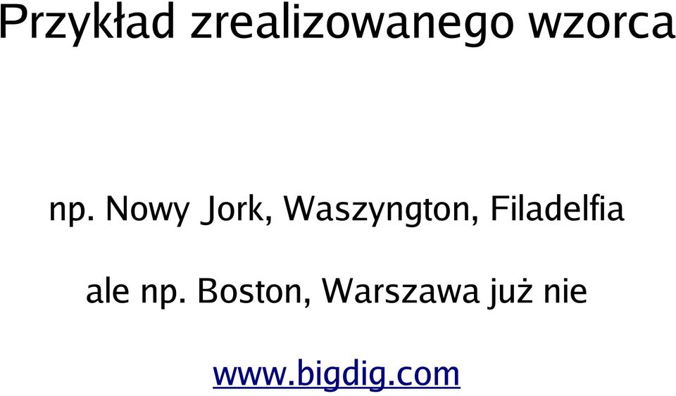 Nowy Jork, Waszyngton,