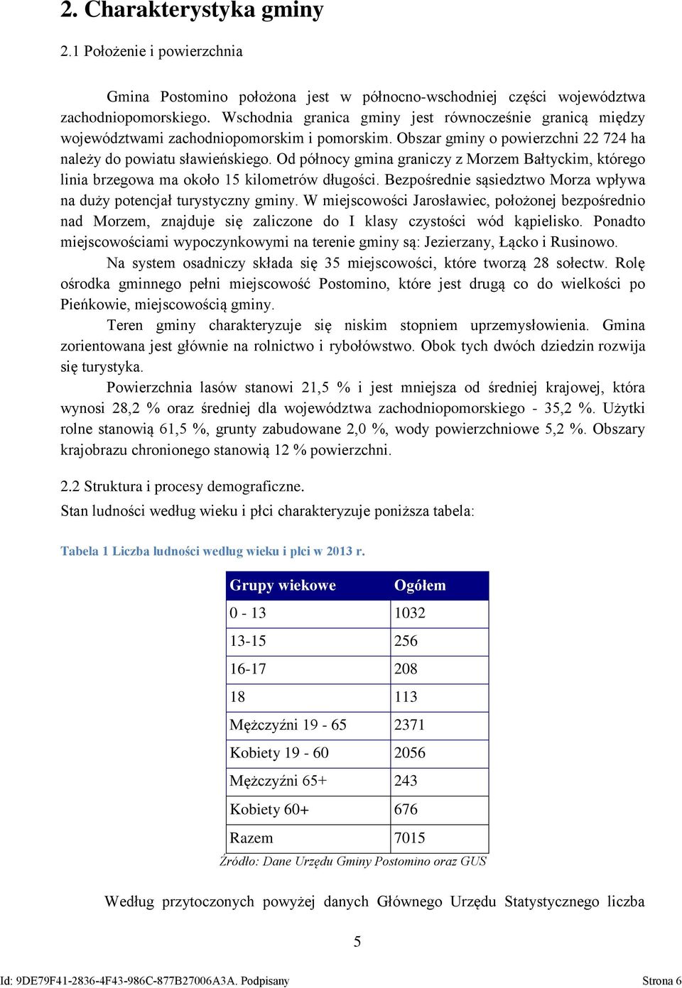 Od północy gmina graniczy z Morzem Bałtyckim, którego linia brzegowa ma około 15 kilometrów długości. Bezpośrednie sąsiedztwo Morza wpływa na duży potencjał turystyczny gminy.
