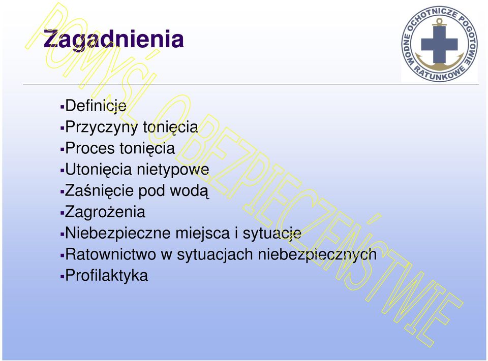 Zagrożenia Niebezpieczne miejsca i sytuacje