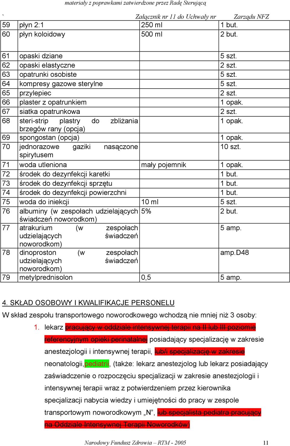spirytusem 71 woda utleniona mały pojemnik 1 opak. 72 środek do dezynfekcji karetki 1 but. 73 środek do dezynfekcji sprzętu 1 but. 74 środek do dezynfekcji powierzchni 1 but.