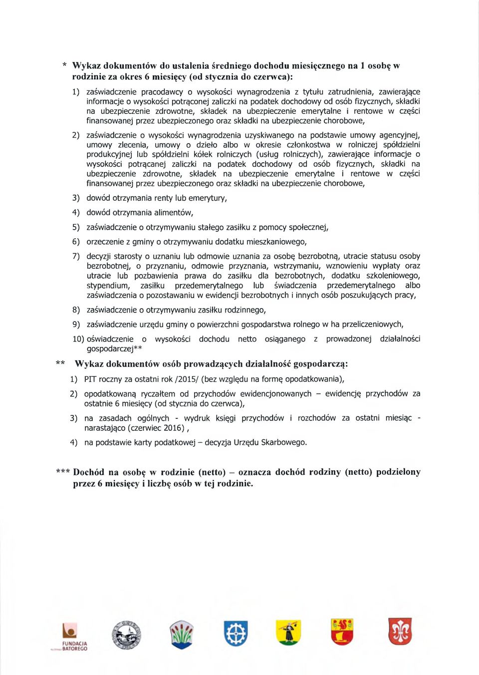 części 2) zaświadczenie o wysokości wynagrodzenia uzyskiwanego na podstawie umowy agencyjnej, umowy zlecenia, umowy o dzieło albo w okresie członkostwa w rolniczej spółdzielni produkcyjnej lub