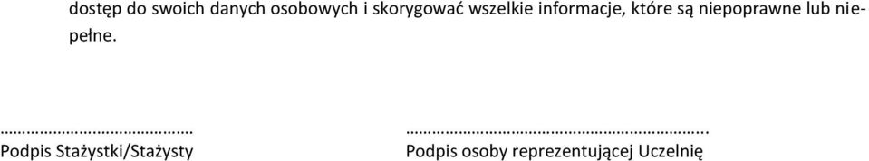 niepoprawne lub niepełne.