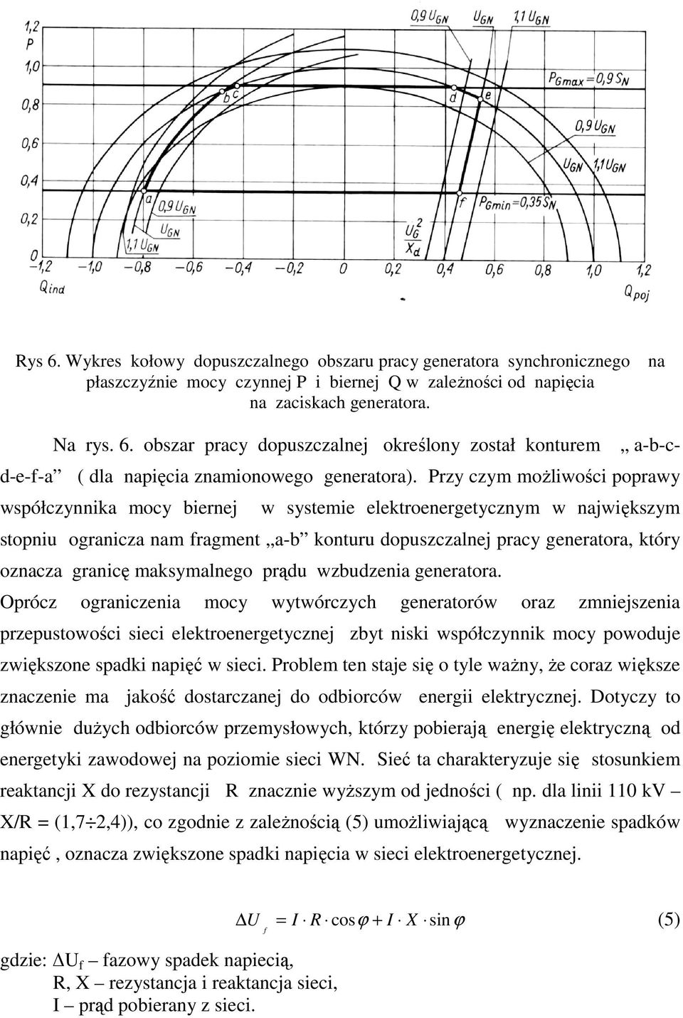 maksymalnego prądu wzbudzenia generatora.