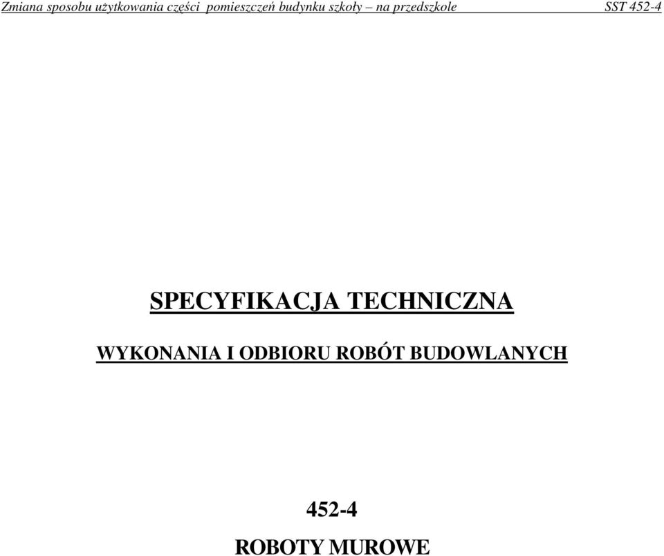 I ODBIORU ROBÓT