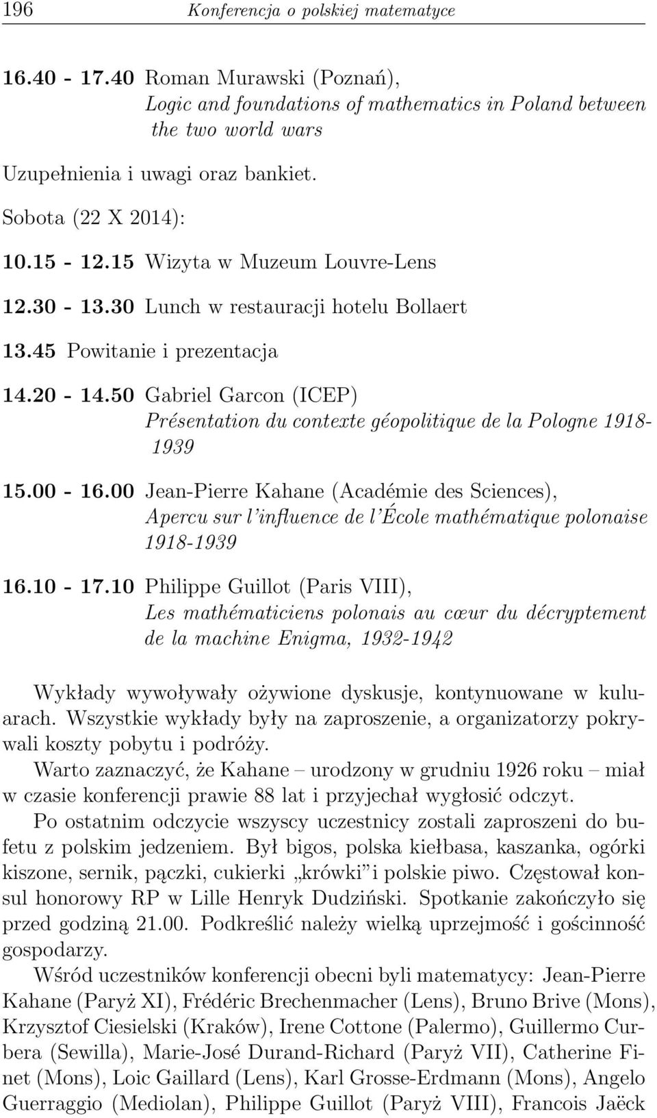 50 Gabriel Garcon (ICEP) Présentation du contexte géopolitique de la Pologne 1918-1939 15.00-16.