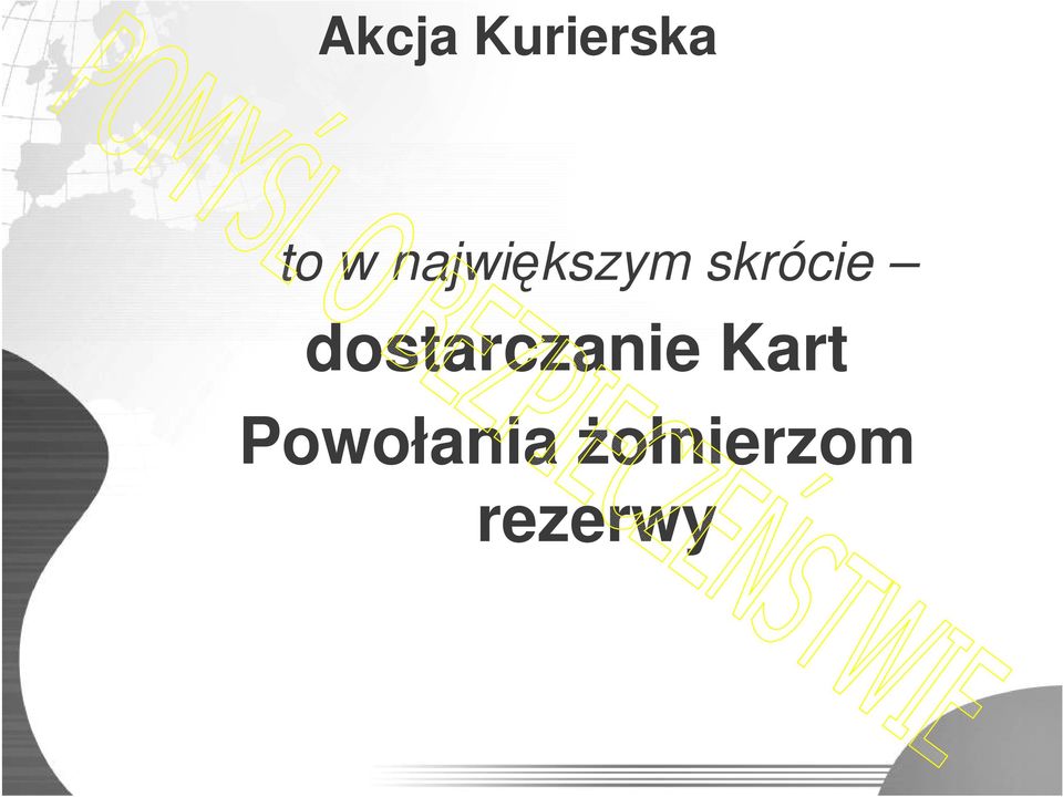 dostarczanie Kart