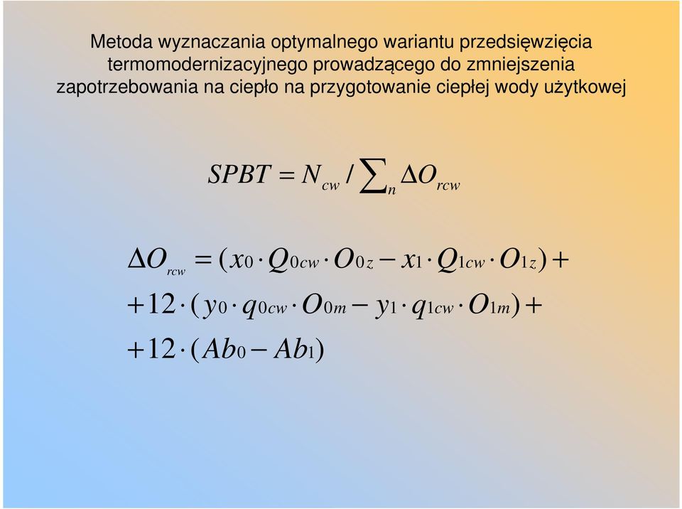 zapotrzebowania na ciepło na przygotowanie ciepłej wody