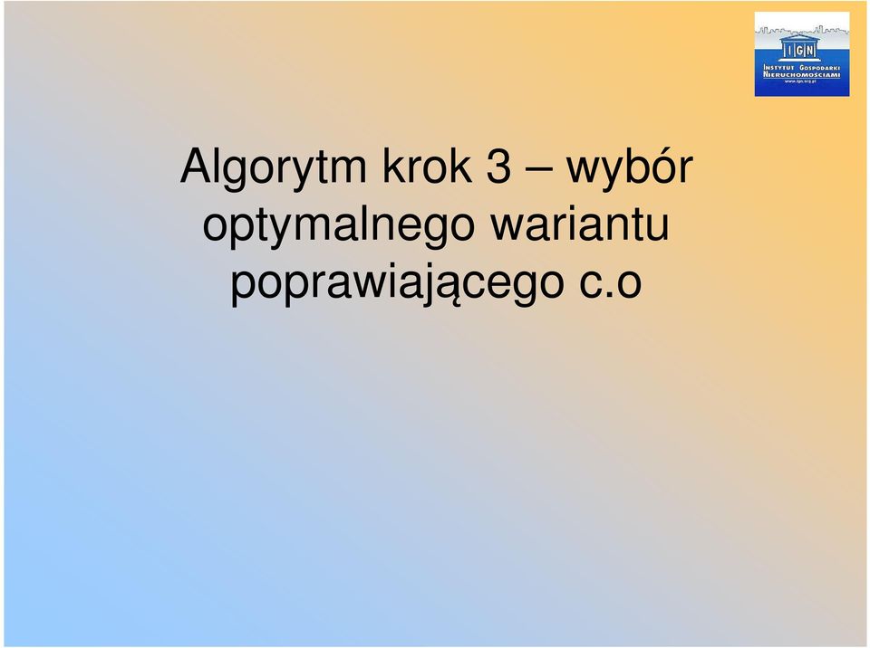 optymalnego